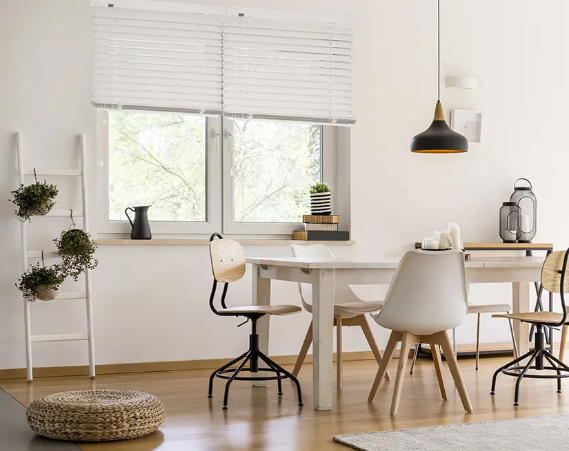 Aluminium blinds for kitchen